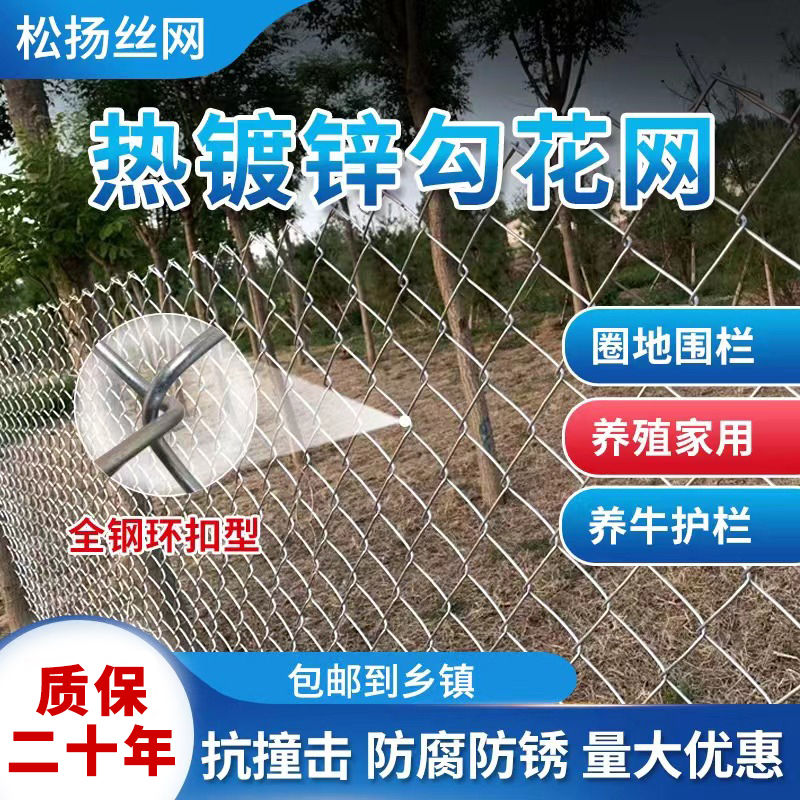 Hot-Dip Galvanized Wire Mesh for Farming, Wire Mesh Fence Wholesale, Protective Net for Cattle and Sheep, Isolation Fence for Chickens, Dogs, Cattle, and Sheep