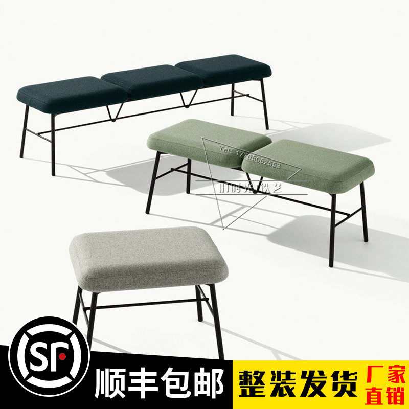 Nordic Shoe Changing Stool Brief Couch Stool Home Doorway Wearing a shoe stool Bench Clothing shop Bench Creative Bed Tailbench Bench