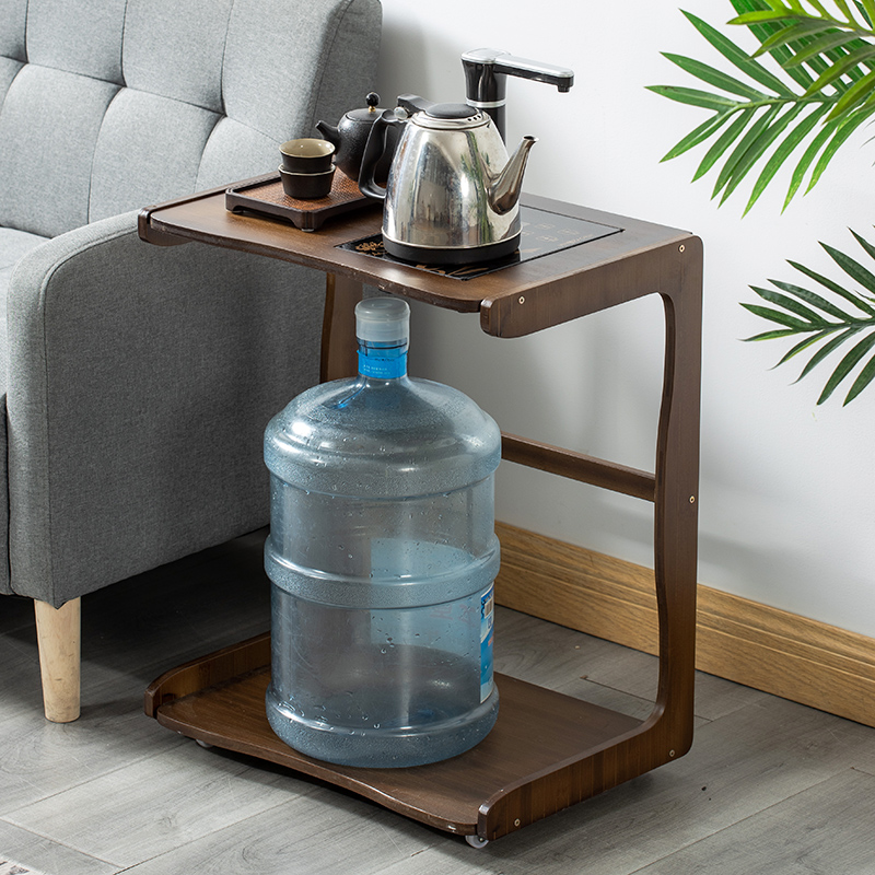 Mobile sofa edge a few corners a few small tables small tea table side cabinet solid wood living room tea water rack shelve small square table