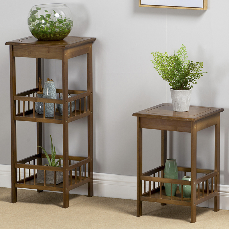 Sofa bian ji jiao ji small square small small coffee table cabinet solid wood living room Chinese flower tea racks