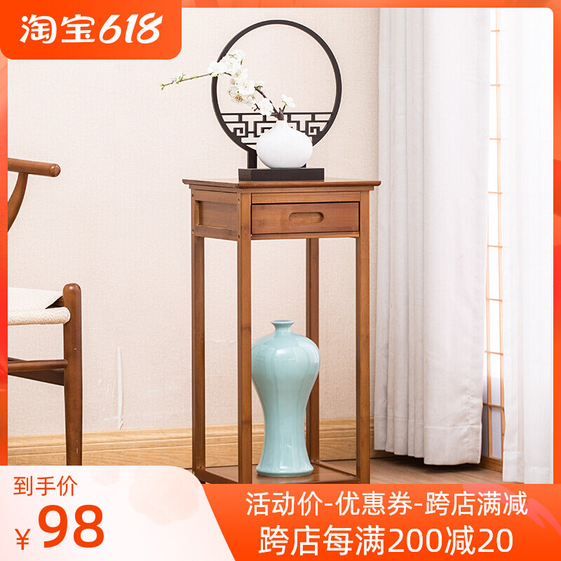 Sofa edge a few corners a few mini small tea table square tea table side table side cabinet solid wood living room modern minimalist phone flower shelf