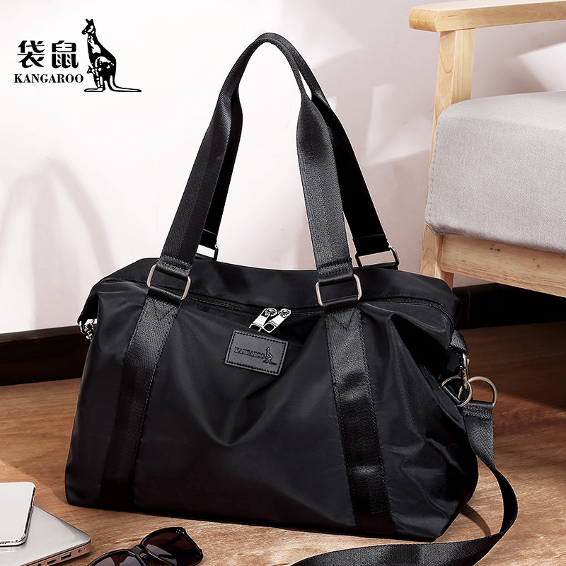 Kangaroo travel bag men's bag business travel handbag large capacity travel sports luggage bag fitness bag shoulder messenger bag
