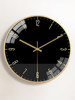 Modern Minimalist Clock, Home Clock, Light Luxury Wall Clock, Living Room Black Creative Stylish Nordic Silent Wall Clock