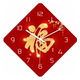 Hanyi ink simple wall-mounted quartz clock and watch