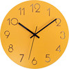 Creative Wall Clock for Living Room, Home Use, Fashionable 2025 New Model, Modern Minimalist Clock, Dining Room Art, Yellow Wall Clock