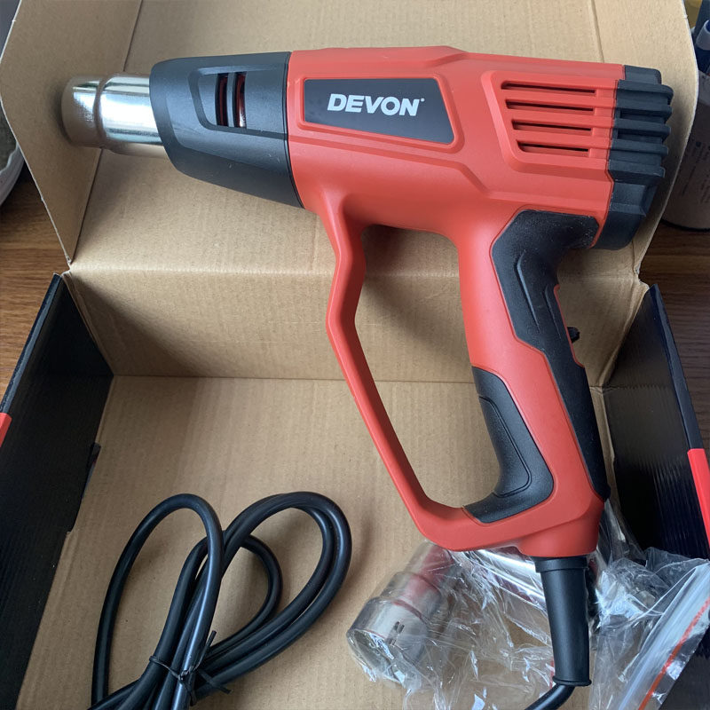 DEVON Highly Hot Wind Gun Industry Wind Gun Plastic Electric Baking Gun Auto Cling Film Baking Gun 7710 Series