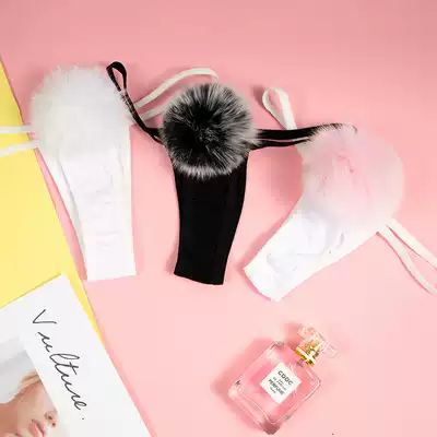 Produced by Lihan: rabbit tail panties, hair balls, fat inner sexy thongs, girls, cute fat girls, Japanese