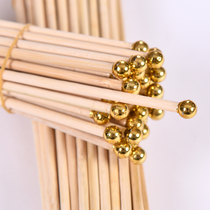 40cm solid bamboo pole No. 7 flag pole solid wood pole 8 Flag Pole 50 5mm diameter thick