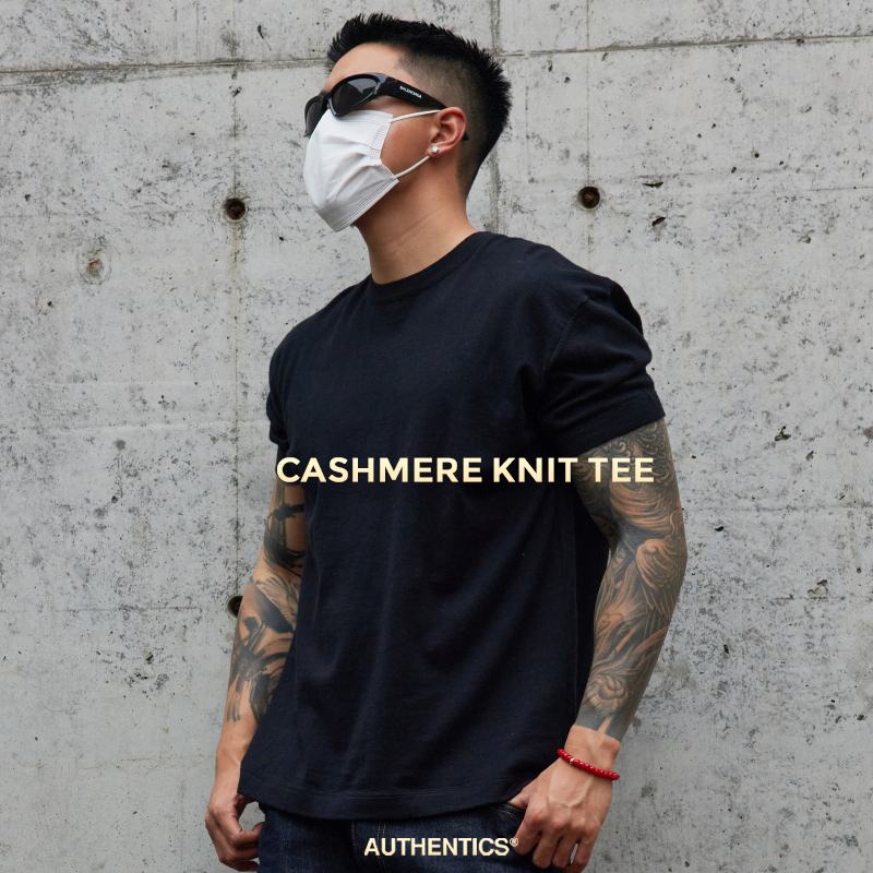 Cashmere Atts 25Ss Gold Label Machine Washable Cashmere Supima Blend Sweater Knitted Short Sleeve T-Shirt for Men