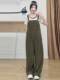 Plus-Size Dandelion Overalls for Petite Women, Summer Slimming Loose Fit, Trendy and Youthful Suspender Pants