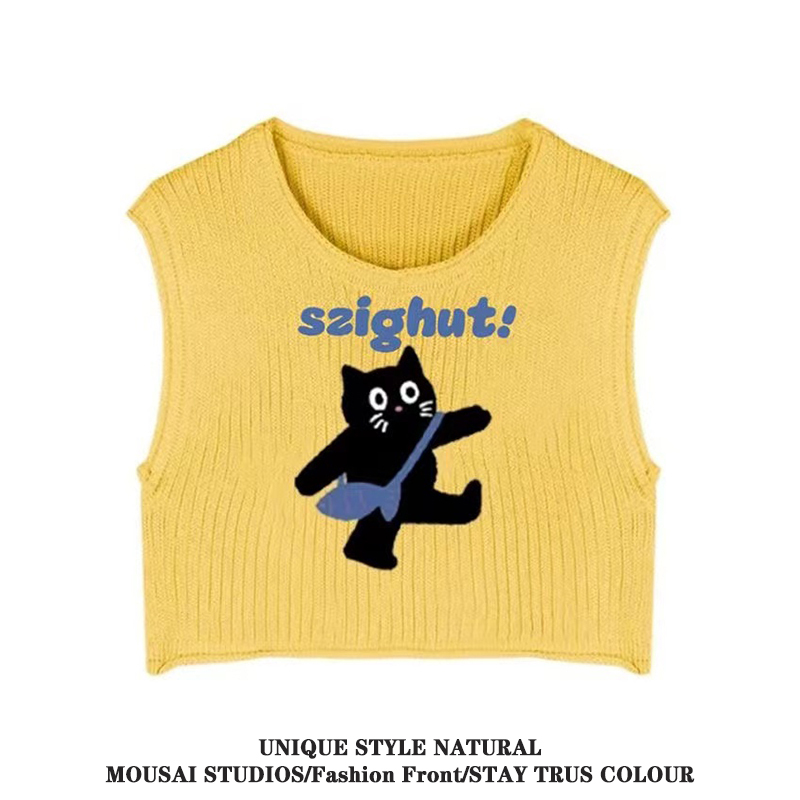 Yellow Thai-Style Dopamine Island Camisole for Outerwear, Summer Music Festival Outfit, Sleeveless Top for Layering, Hot Girl Top