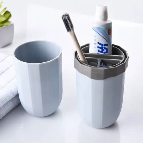 Портативная зубная щетка для путешествий, универсальная коробка для хранения, ополаскиватель для рта, комплект, простой и элегантный дизайн