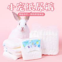 Rabbit diapers worn