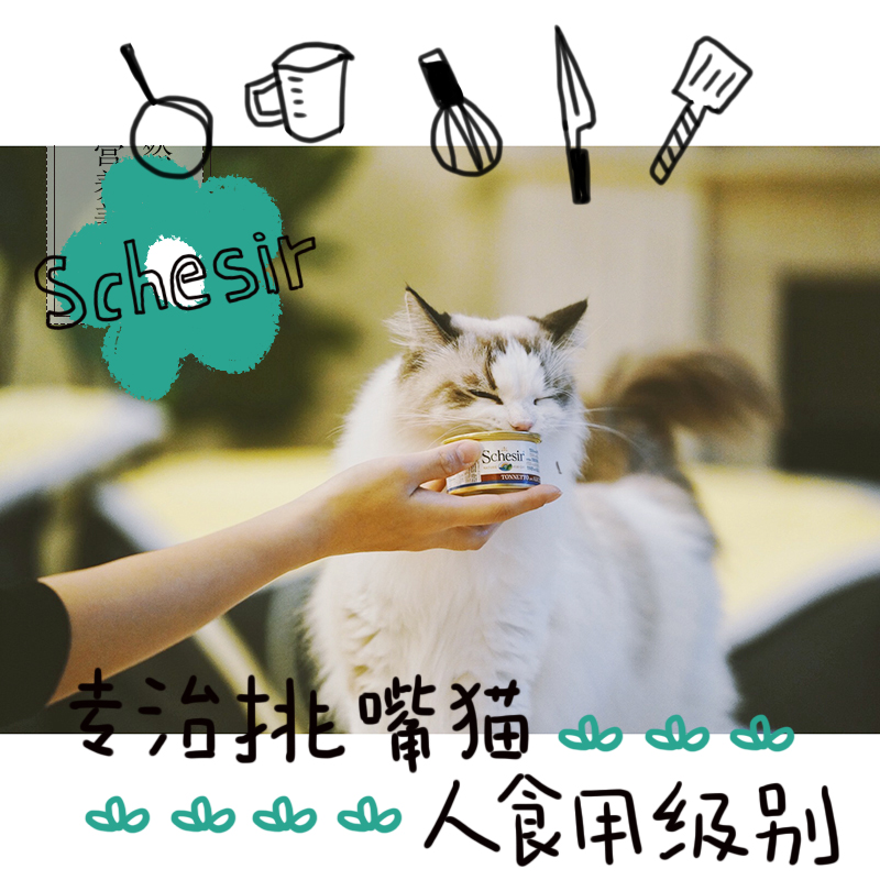 Lala's favorite Italian Xueshiya natural gel soup boiled boiled fruit series Canned cat snacks