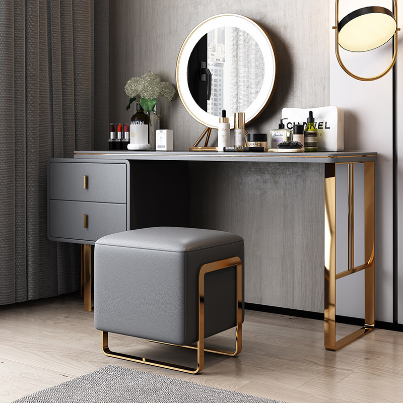 Italian style extremely simplified dressing table storage cabinet integrated multi-function postmodern makeup table simple bedroom small apartment household