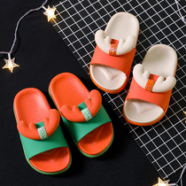 Boys sandals and slippers summer cartoon non-slip bathroom intranet red home family children baby wear beach shoes