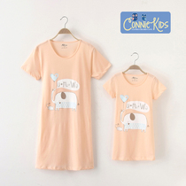 British CONNIEKIDS parent-child dress summer dress mother and daughter nightdress Summer 2020 new cotton