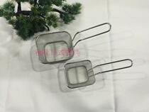 Mini small fried basket French fries basket French fries rack Snack rack Stainless steel malatang fried basket fried mesh screen mesh filter