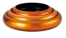 Golden Japanese sushi container High-grade fish raw ice plate Drum-shaped sushi bowl Sushi bucket Sushi crown