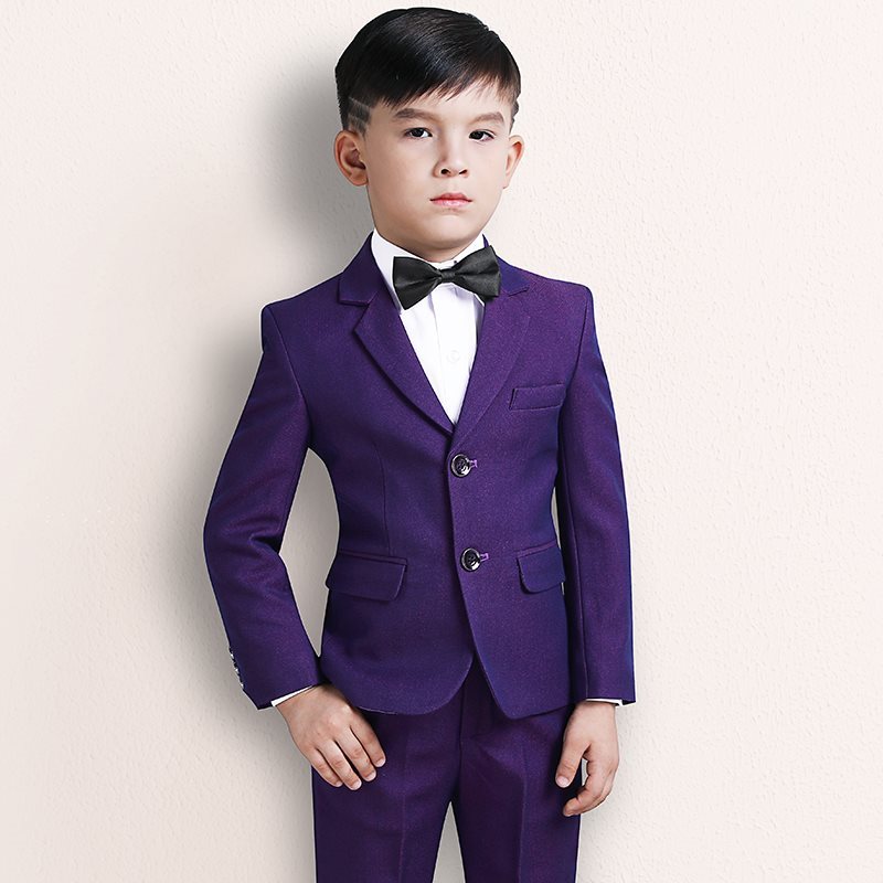 2019 trẻ em mới Suit Suit trai Suit Coat Flower Kids ăn mặc Boy bé Piano Performance ăn mặc III.