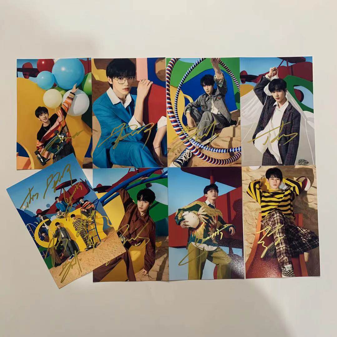 Autographed photos of Times Youth League, Ma Jiaqi, Song Yaxuan, Yan Haoxiang, Zhang Zhenyuan and other autographed photos around