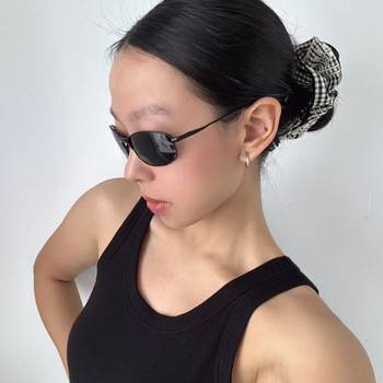 Polarized Sunglasses for Outdoor Use, Unisex, Y2K Retro Trend, ins Driving and Fishing Sunglasses