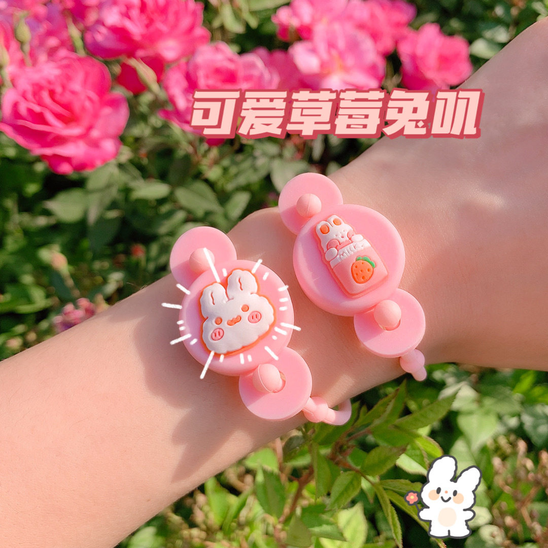 Mosquito Repellent Bracelet Cute Cartoon Summer Cartoon Children Plant Essential Oil Mosquito Repellent Bracelet Student Outdoor Mosquito Repellent Bracelet