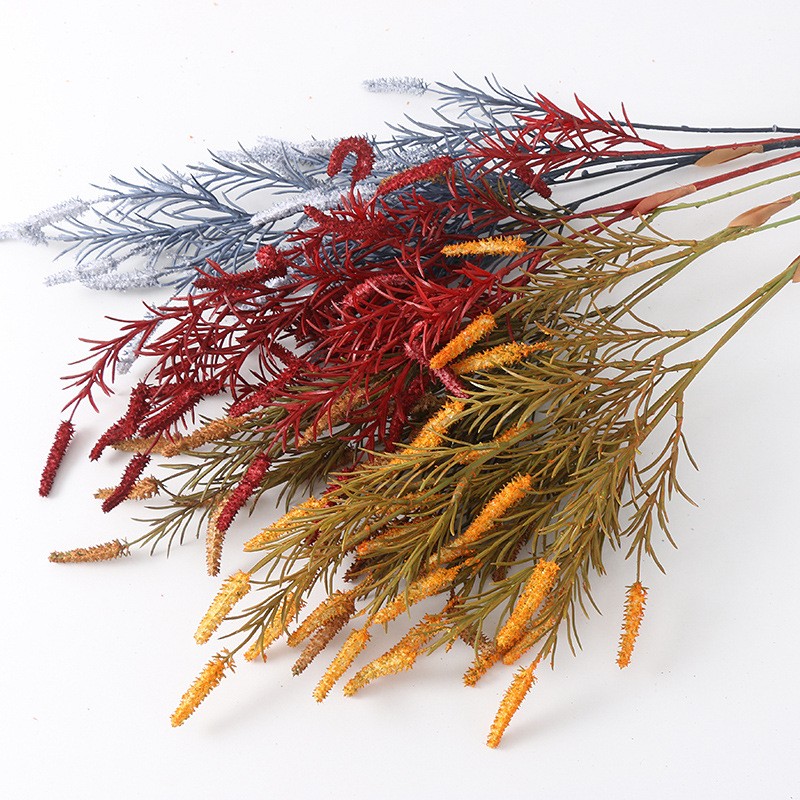 Nordic sage simulation flower home living room decoration bouquet wedding arrangement plastic fake flower simulation su grass