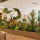 Simulated green plant partition flower box combination landscaping