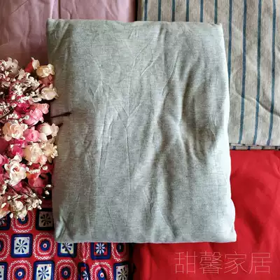 Tail single 150 180 Best cotton knitted bed sheet single piece solid color soft Tianzhu cotton skin-friendly printing dust cover