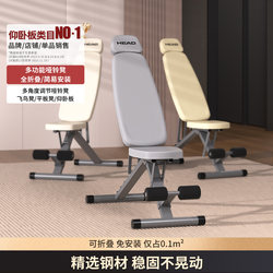 Head Celebrity-Style Dumbbell Bench, Multifunctional Sit-Up Board, Fitness Chair, Multifunctional Bench Press Bench for Home Use