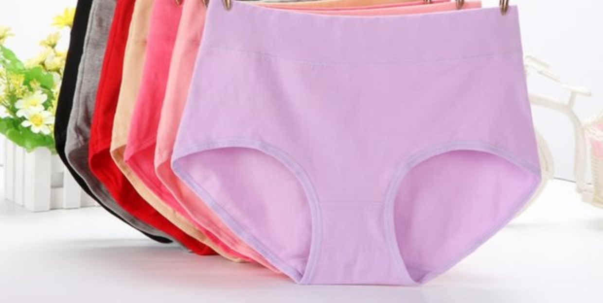 5 quần lót nữ cotton mid-eo cotton vải sinh viên năm tam giác tóm tắt nữ quần short kích thước lớn quan lot nu