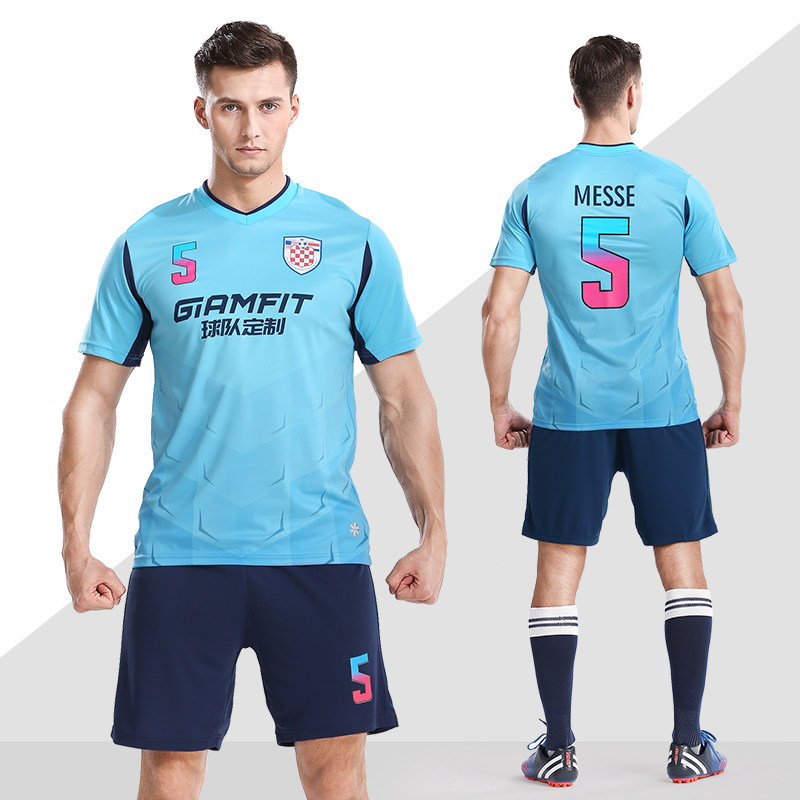 Bodyfly Football Suit Customised Clothes Football Suit Men Sports Training Clothes Football Clothes Imprint Competition Clothes