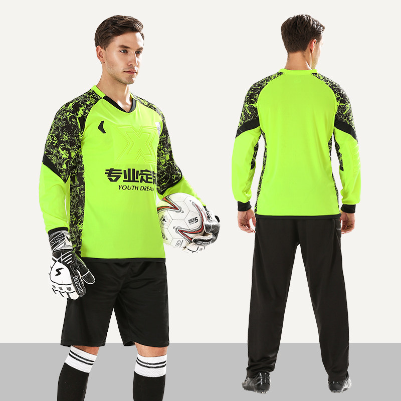 Bodyfly Summer Football Goalkeeper Suit Training Suit Professional Gantry match Long sleeves Anti-crash anti-fall suit