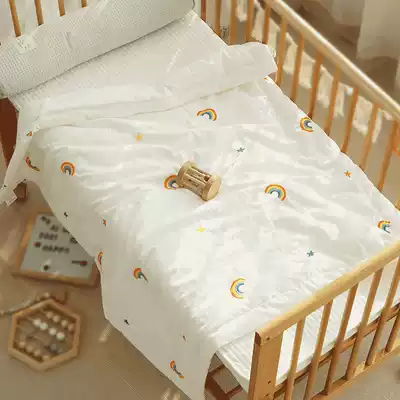 Baby quilt washable small mattress cotton washable baby quilt Four Seasons General kindergarten children's bean blanket