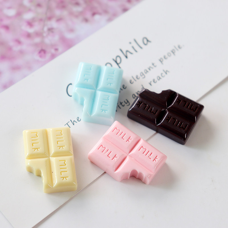 Leaf Sister Diy Emulation Food Play Chocolate Resin Accessories Cream Cell Phone Protective Shell Drop Glue Hand Homemade Material