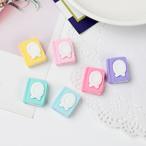 Leaf Sister Emulation Cartoon Book Diy Creative Cream Glued phone shell Homemade pencil case resin material