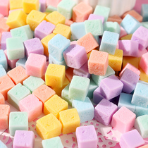 Leaf sister Candy Colored Square Sugar Block Diy Hand Homemade Cream Glue Drip Glue Cell Phone Shell Eating accessories Materials