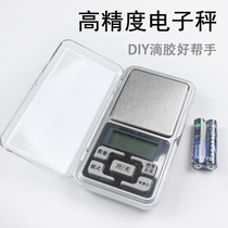 Weighing DIY crystal drop glue weighing electronic scale g says 0 1g500 grams of jewellery weighing a small scale glue ashtray
