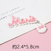 Светло-розовый кулон с символом