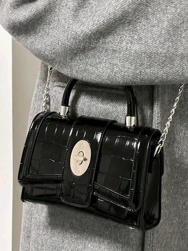 Сумка через плечо, сумка на одно плечо, коллекция 2023, премиум класс, крокодиловый принт