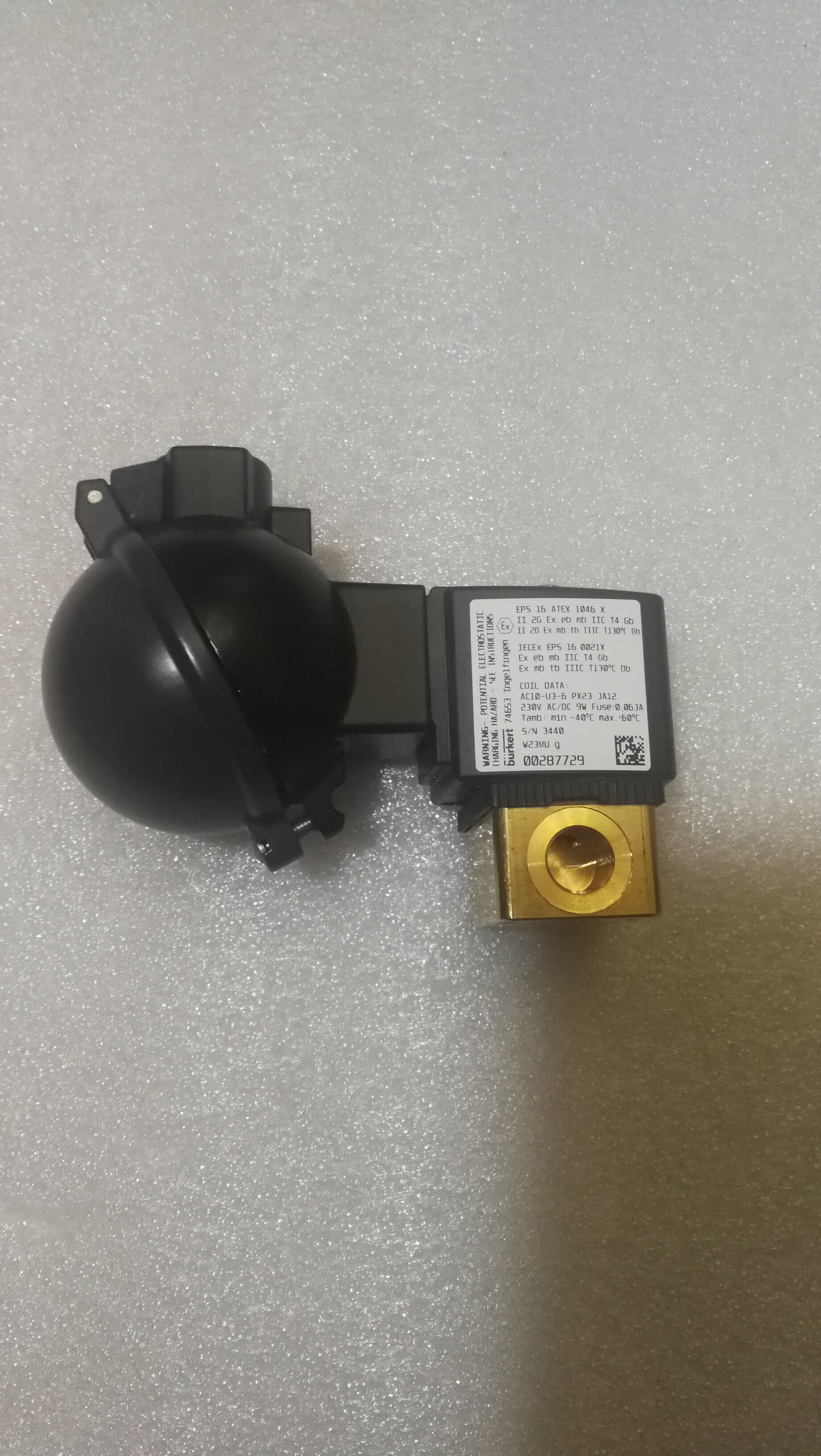 burkert 6013 explosion-proof solenoid valve 00288435 Germany Bao Di explosion-proof solenoid valve 288435