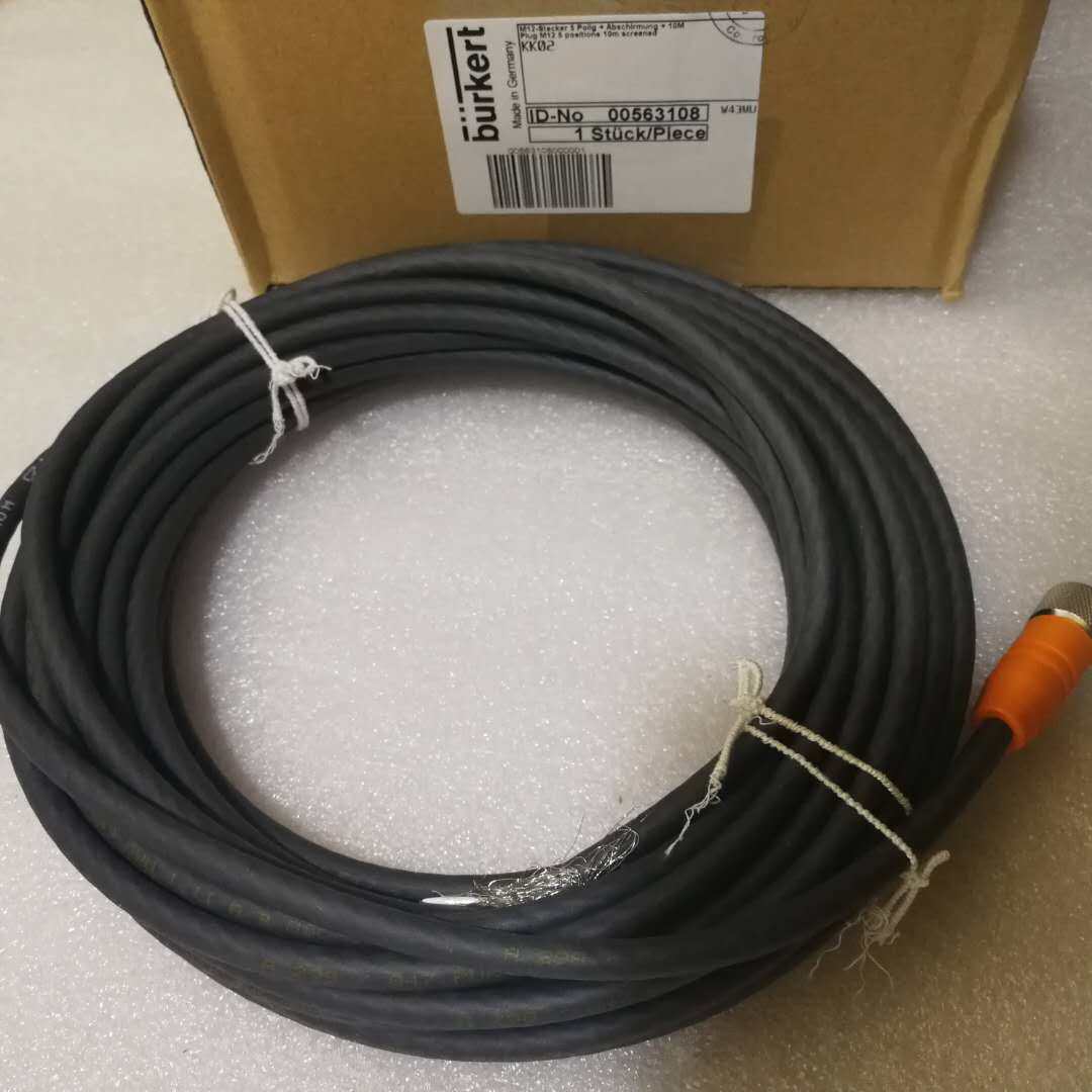 burkert KK02 aviation plug Boyd conductivity plug 00563108 Body plug + cable