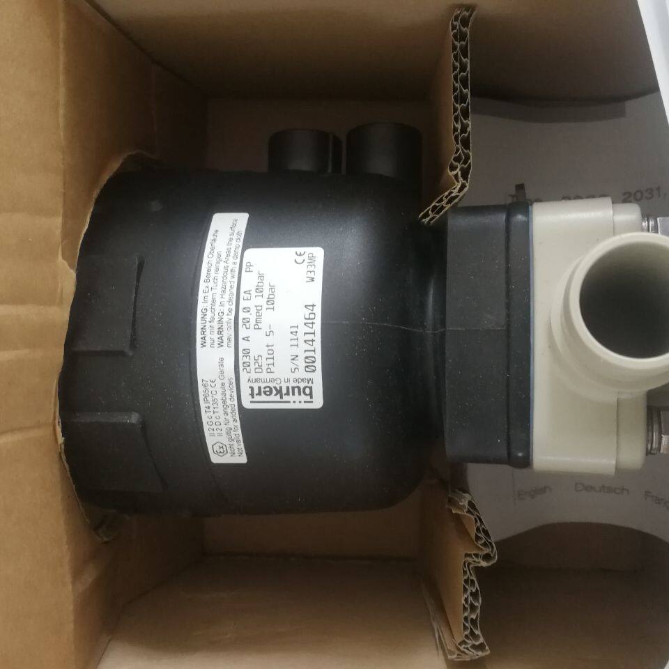 burkert Pneumatic Diagnostic Valve 2030 DN20 00141464 German Baode Pneumatic Diaphragm Valve