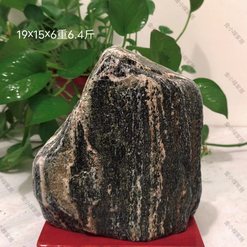 Authentic Taishan stone dare to be a natural original stone to attract money and supplement corners living room backing stone home indoor stone decoration