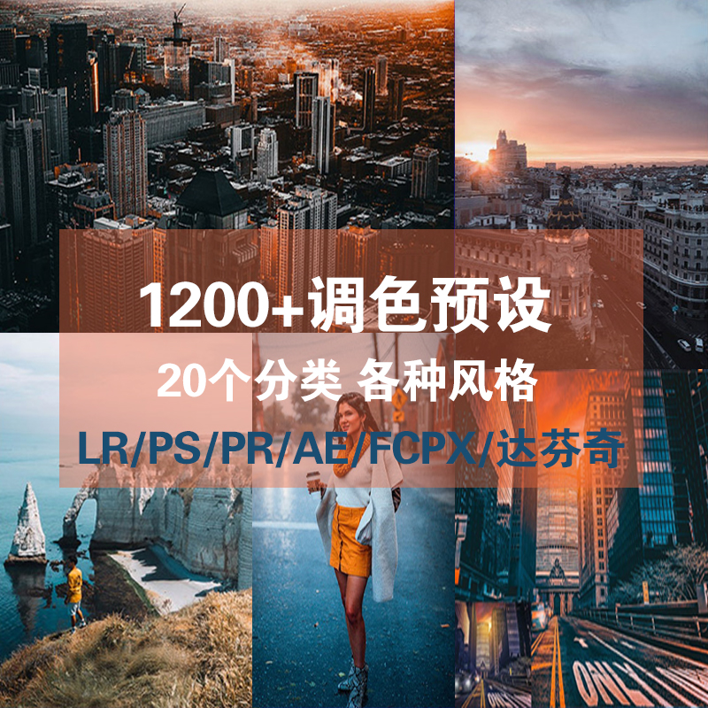 PR Pre-set Film Color Video Filter PR PS FCPX Leonardo AU LUT recommended preset