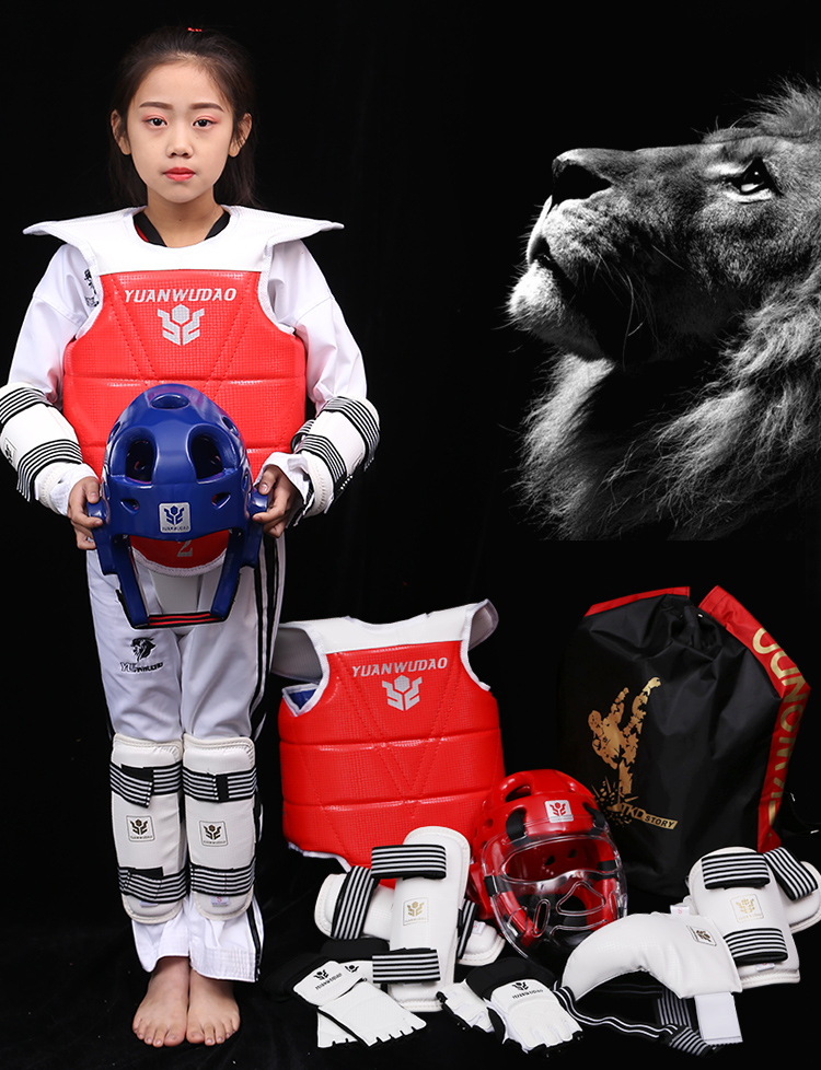 Taekwondo bảo vệ túi ba lô taekwondo túi thể thao túi bó túi quy mô lớn Sanda thiết bị túi thùng in túi - Taekwondo / Võ thuật / Chiến đấu găng boxing bn
