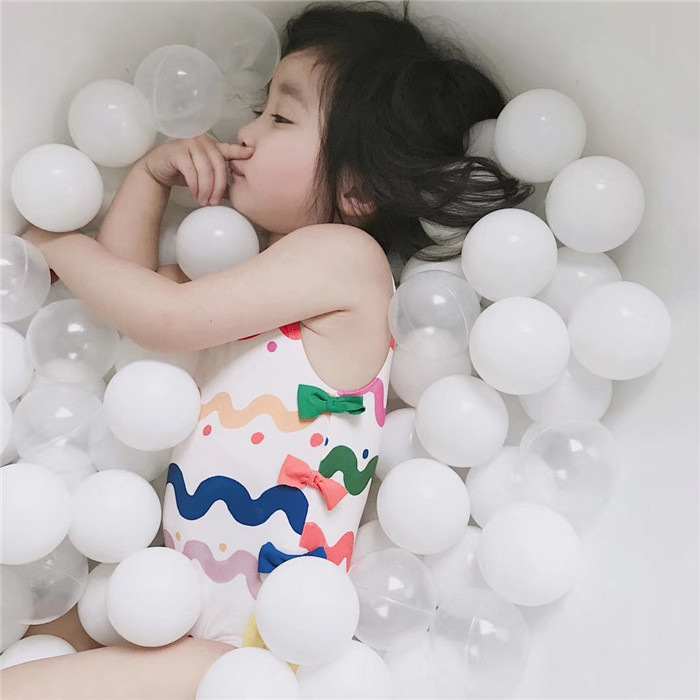 Áo tắm cho bé gái và bé gái Hàn Quốc một mảnh dễ thương - Bộ đồ bơi của Kid đồ tắm cho bé