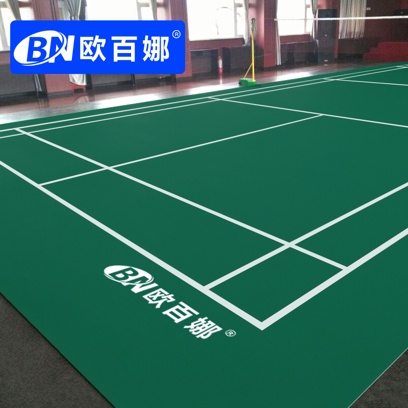 Obana a standard badminton court floor rubber pad indoor air volleyball court floor glue pvc plastic sports floor