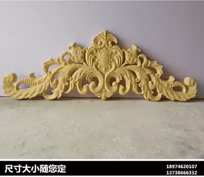 GRC cement eps foam relief Villa exterior wall decoration door flower triangle Flower Mountain Flower outdoor pendant finished product
